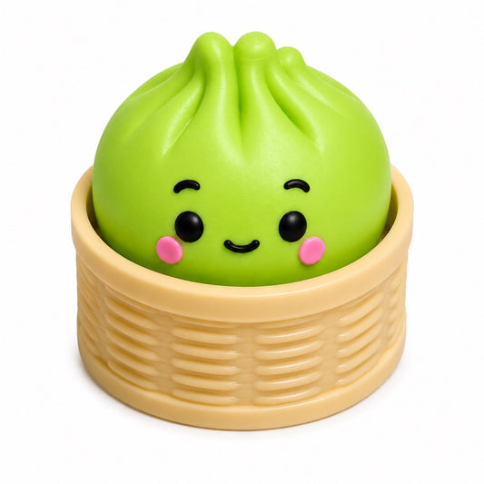 Dumpling Fidge Keychain - Green