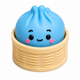 Dumpling Fidge Keychain - Blue
