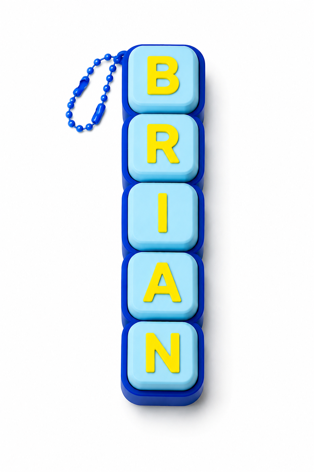 Personalized Name Clicker Keychain