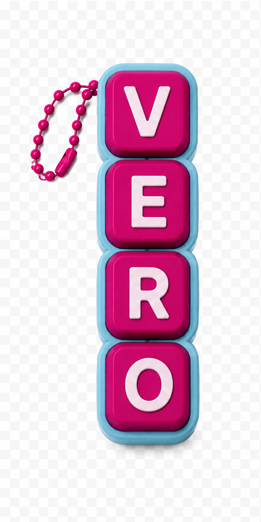 Personalized Name Clicker Keychain